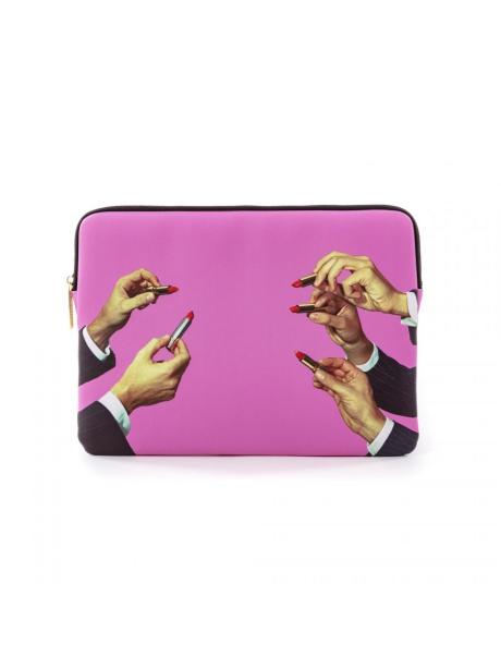 Seletti Toiletpaper Laptop Bag Lipsticks Pink
