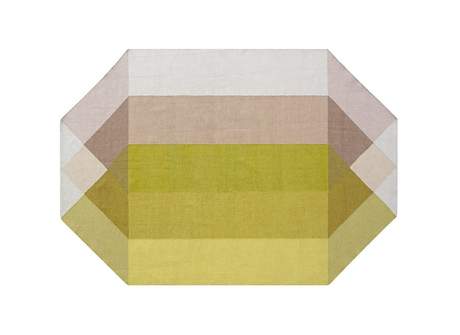Gan Rugs Diamond Rug Outdoor Pink-Yellow 