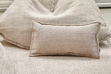 Gan Rugs Sail Cushion Taupe
