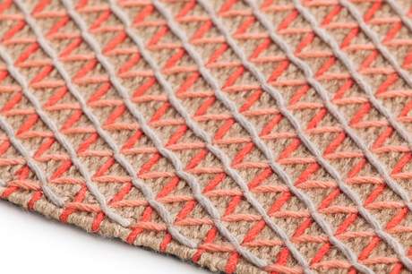 Gan Rugs Raw Rug Pink