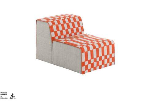 Gan Rugs Bandas Chair B Orange