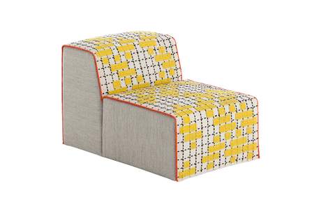 Gan Rugs Bandas Chair C Yellow 