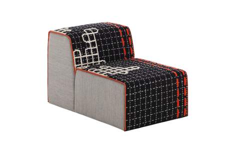 Gan Rugs Bandas Chair D Black 