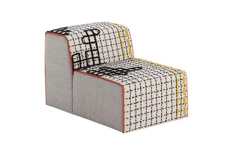 Gan Rugs Bandas Chair D White 