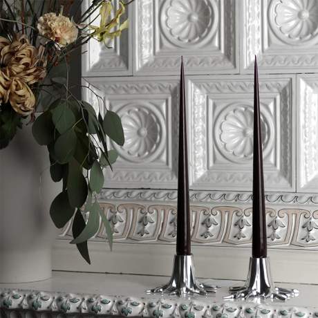 Garden Glory Mini Root Candle Holder Silver