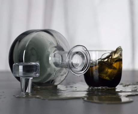 Tom Dixon Tank Whiskey Glasses Black x2