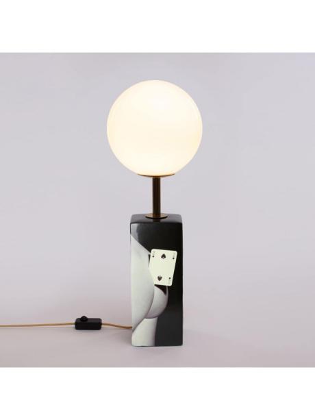 Seletti Toiletpaper Table Lamp Two of Spades