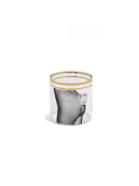 Seletti Toiletpaper Glass Water Two of Spades