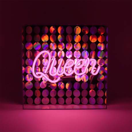 Queen Plexi Box Neon Light