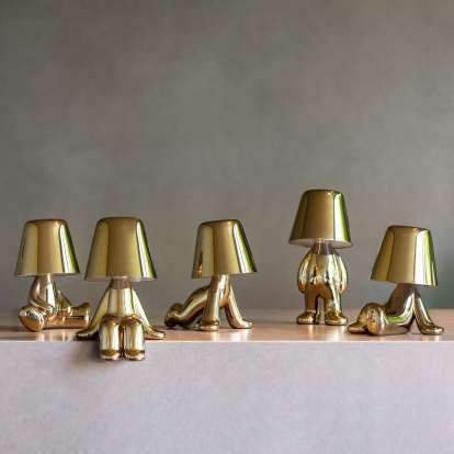Qeeboo Golden Brothers Lamps