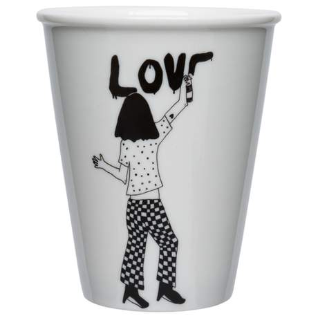 Helen B Porcelain Cup Love
