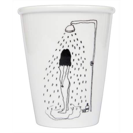 Helen B Porcelain Cup Shower Girl