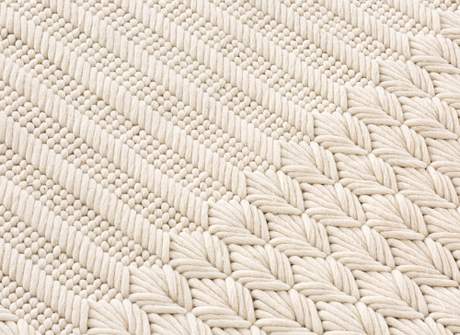 Gan Rugs Chaddar White Rug