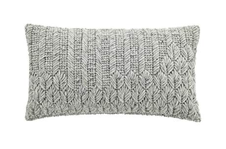 Gan Rugs Chaddar Grey Cushion