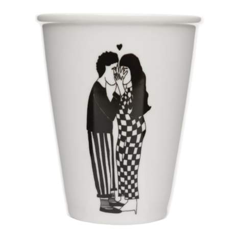 Helen B Porcelain Cup Secret Kissers