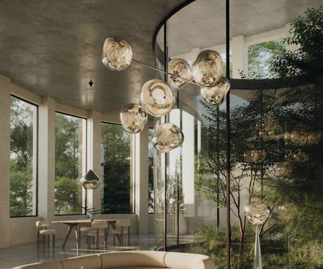 Tom Dixon Melt Large Chandelier Led 