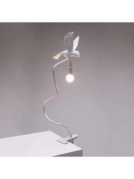 Seletti Sparrow Lamp with Clamp - Landing
