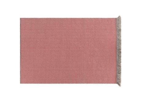 Gan Rugs Garden Layers Rug Diagonal Almond-Red