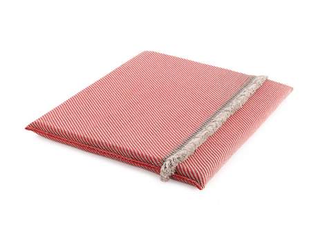 Gan Rugs Garden Layers Mattress Diagonal Almond-Red Big 