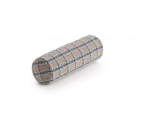 Gan Rugs Garden Layers Roll Checks Blue Small 