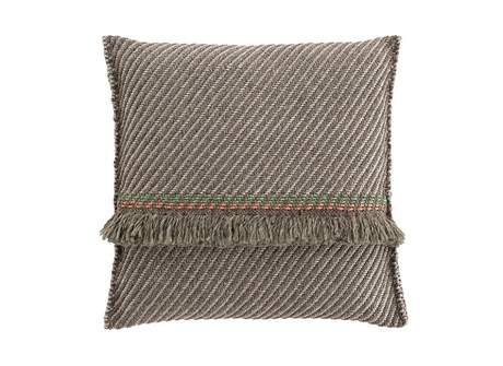 Gan Rugs Garden Layers Cushion Diagonal Aloe-Opal Big