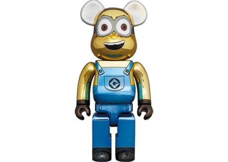 Medicom Toy - Bearbrick DAVE 1000% CHROME Ver