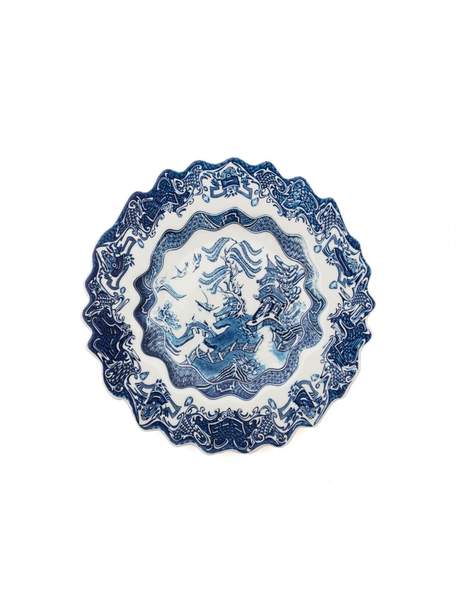 Seletti Classics on Acid Dessert Plate Willow Wave