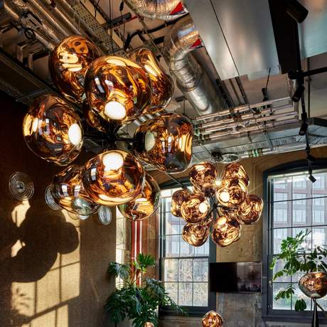 Tom Dixon Melt Burst Chandelier Led 