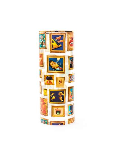 Seletti Toiletpaper Glass Vase Cylindrical Big Frames