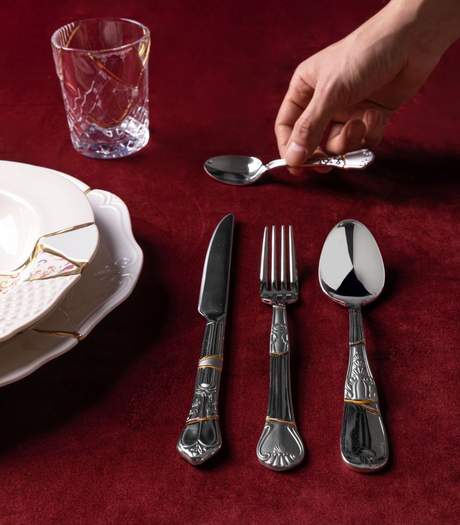 Seletti Kintsugi Cutlery Set of 4 