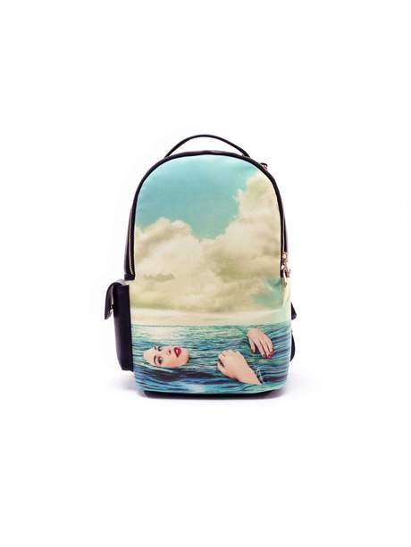 Seletti Toiletpaper Travel Kit Rucksack Seagirl