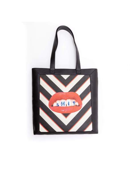 Seletti Toiletpaper Travel Kit Tote Bag Shit