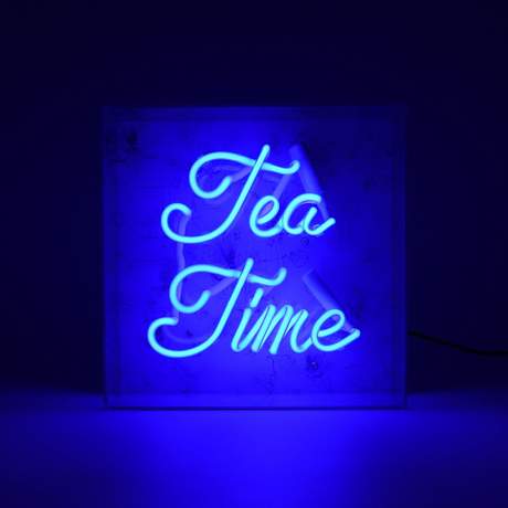 Tea Time Glass Neon