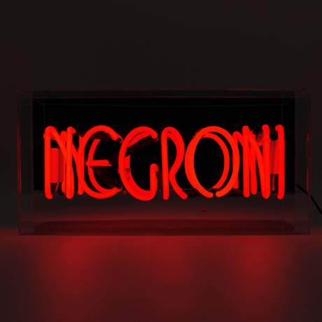 Negroni Glass Neon Sign
