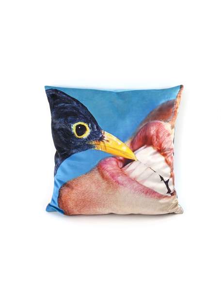 Seletti Toiletpaper Cushion Crow