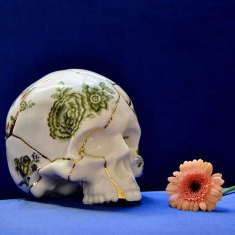 Seletti Kintsugi Skull