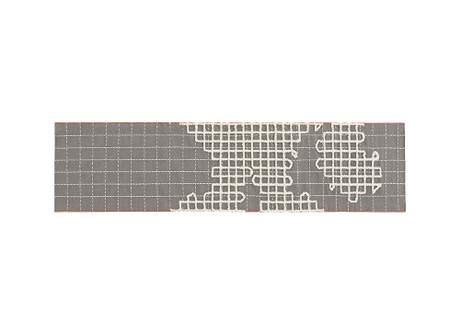 Gan Rugs Bandas Rug Single A Grey 
