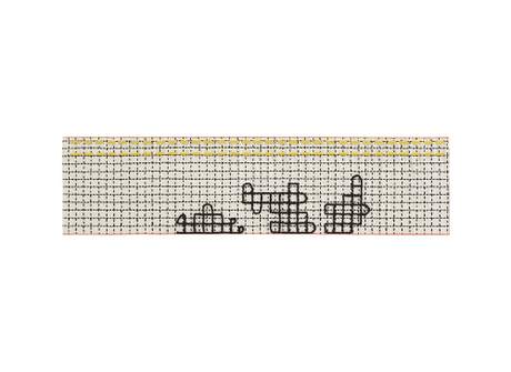 Gan Rugs Bandas Rug Single D White