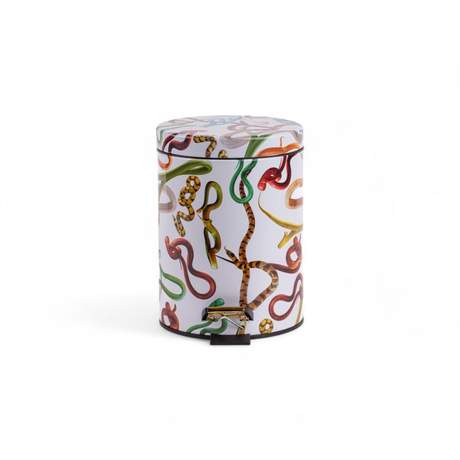 Seletti Toiletpaper Dustbin 5L - Snakes White