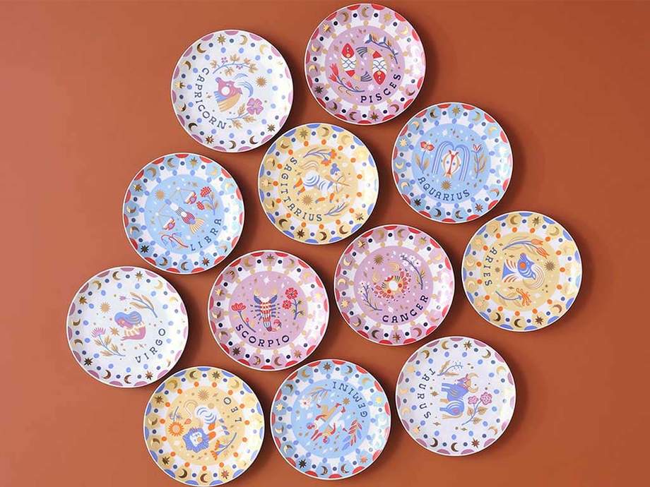 Zodiac Signs Plate "Virgo"