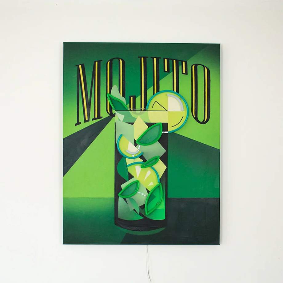 Mojito Wall Artwork Led