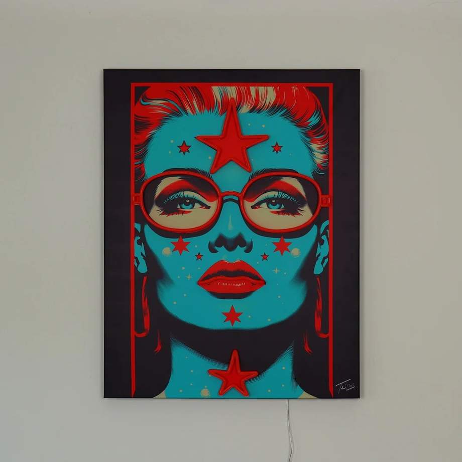Tarot Card Wall Artwork Led