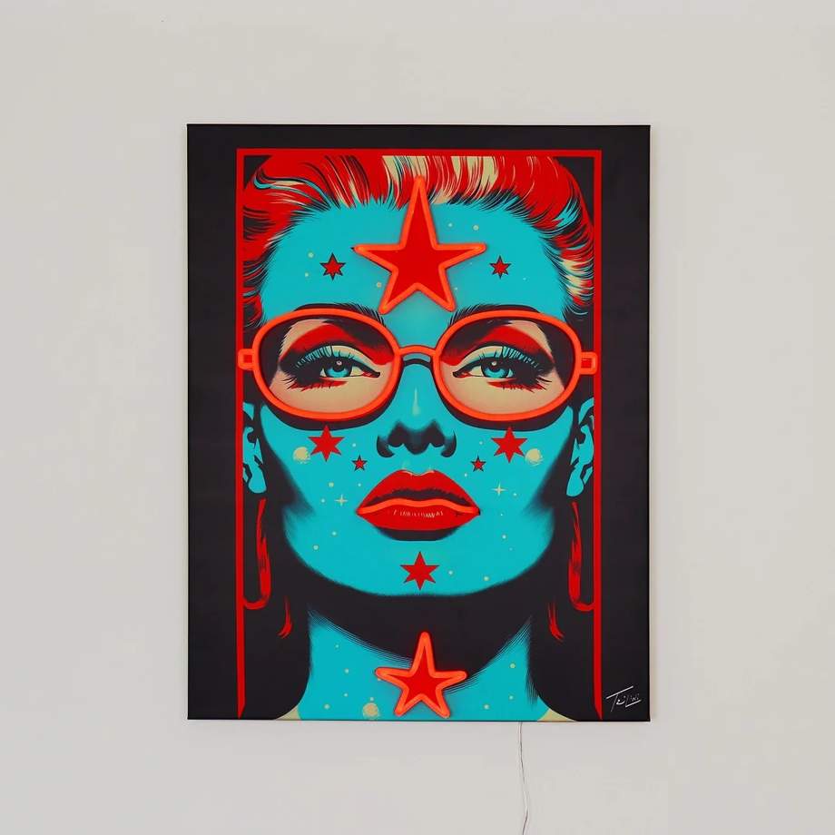 Tarot Card Wall Artwork Led