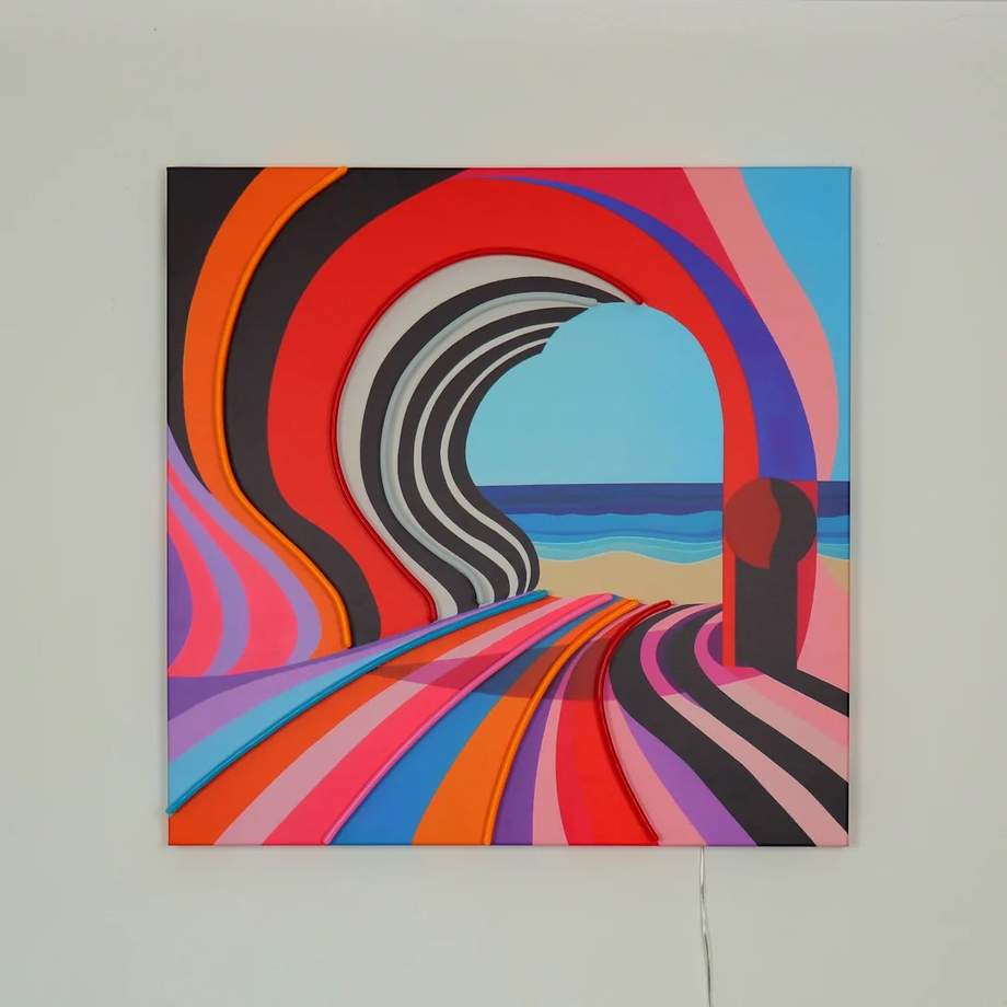 Surreal Shore Wall Artwork Led