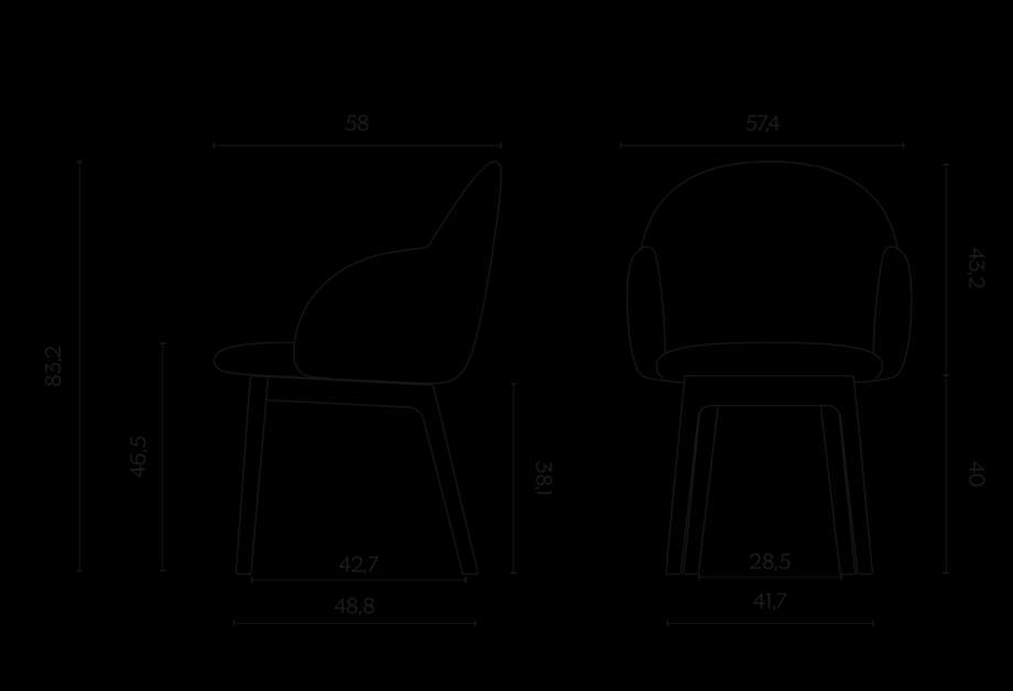 Miniforms iola Chair Wood