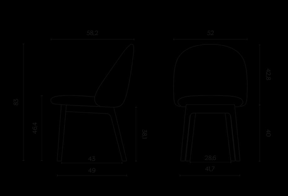 Miniforms iola Chair Wood