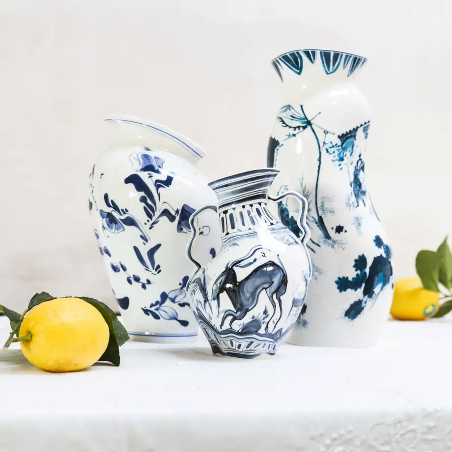 Seletti Classics on Acid Vase Floral Delft