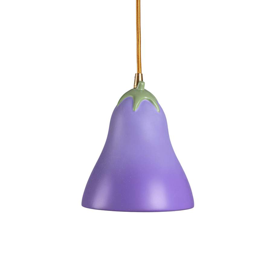 Seletti Vitamin Ceiling Lamp Aubergine