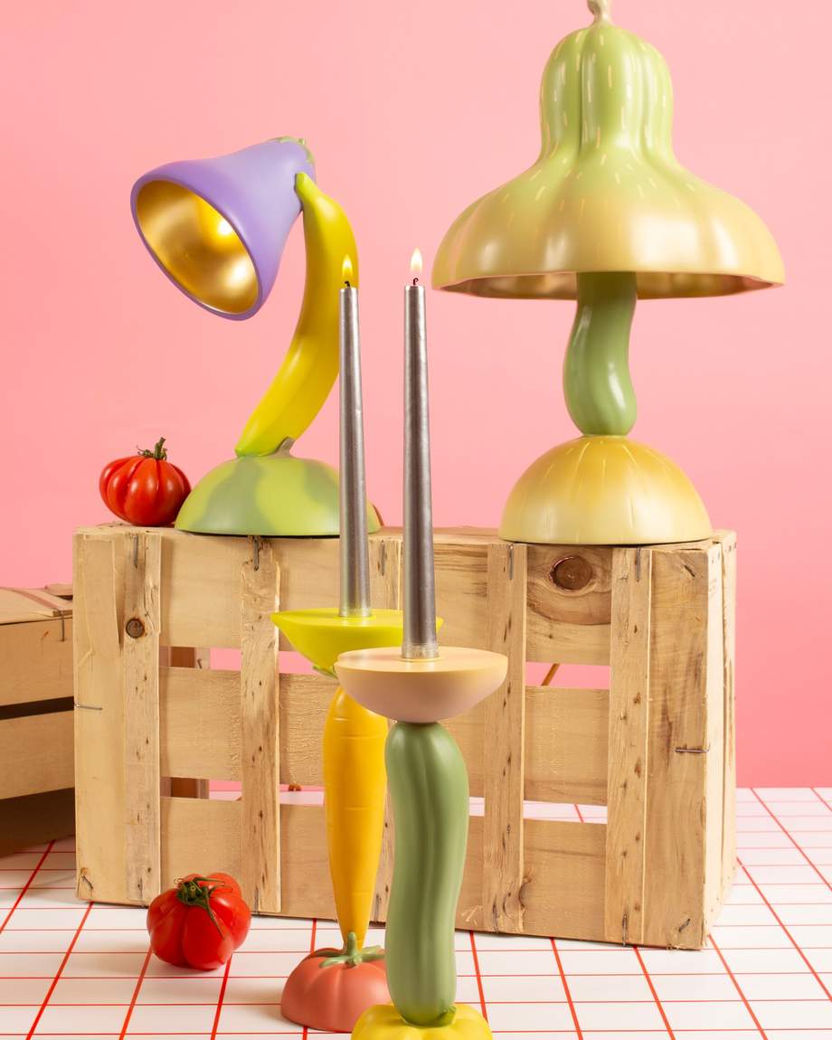 Seletti Vitamin Ceiling Lamp Watermelon
