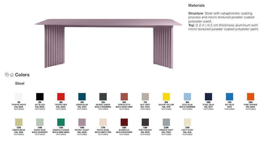 RS Barcelona Plec Dining